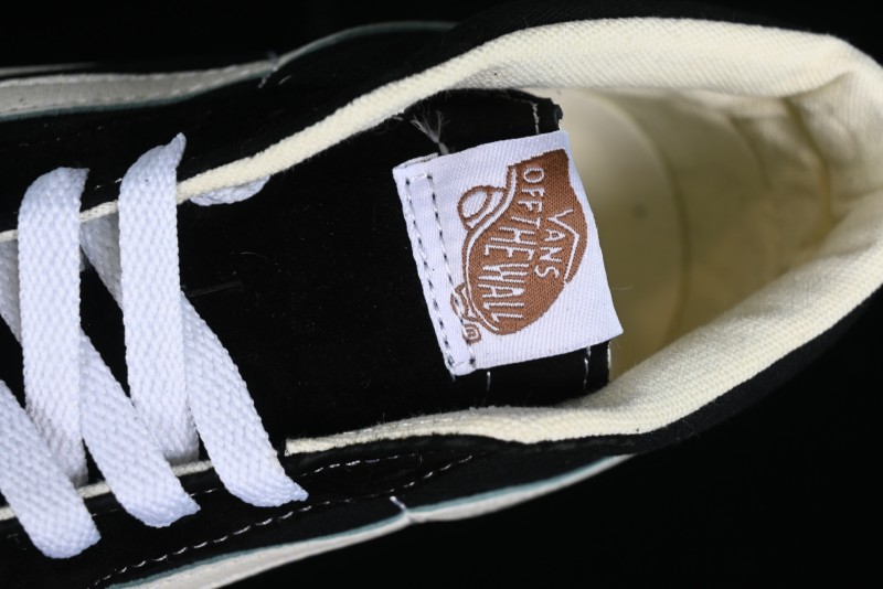 Vans SK8-Hi VR3 Eco-Friendly Black & White Mid-Top Classic Casual Canvas Shoes - VN0A4UWIVNE