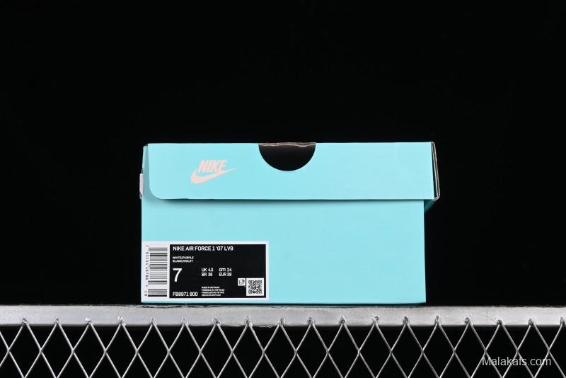 Nike Air Force 1 '07 Low Hazy Purple Casual Sneakers with Full-Length Air Solo Cushion - FB8971-800