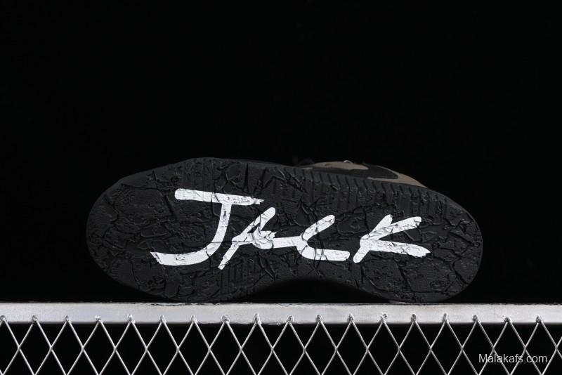 Nike Travis Scott x Jordan Cut The Check AJ1 Basketball Shoes with Velcro Design - FZ8117-200