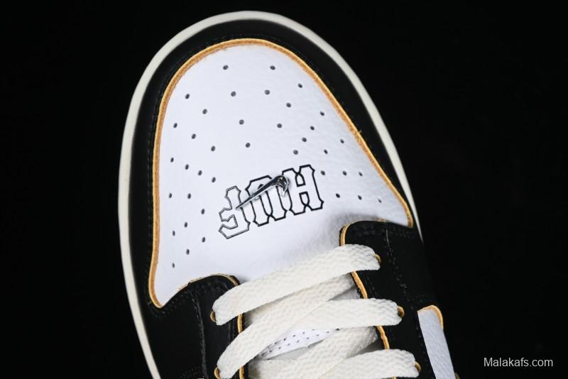 Nike HUF x SB Dunk Low "San Francisco" Black White Panda Skateboarding Shoes - FD8775-001