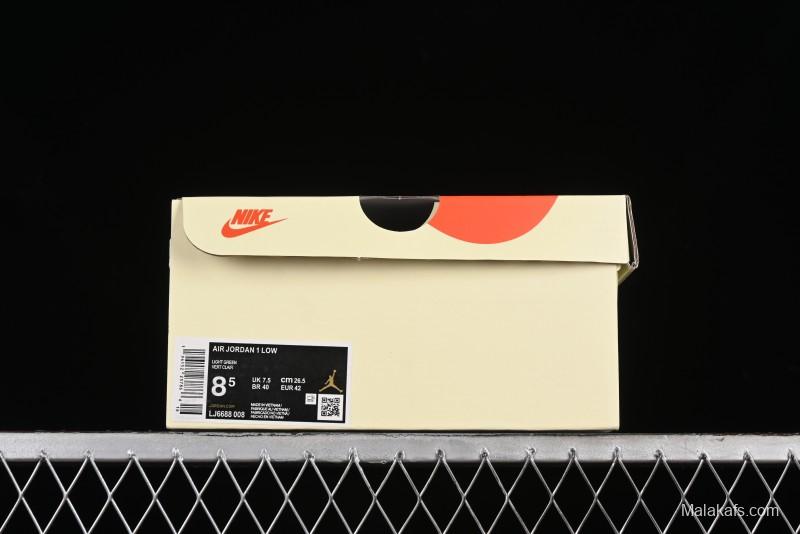 Nike Air Jordan 1 Low Stussy Collaboration - Black Blue Pigment Patchwork Retro Basketball Shoes - LJ6688-008