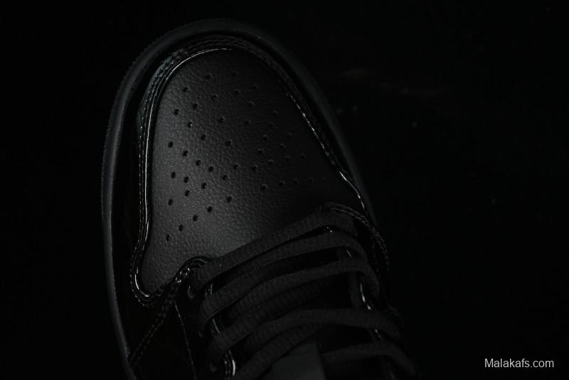 Nike Air Jordan 1 Low "Black Croc" Casual Sneakers - HJ7743-010