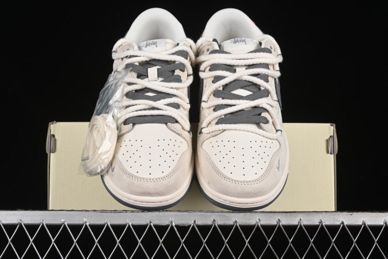 Nike SB Dunk Low Stussy Anniversary Edition Custom Low-Top Casual Sneakers - SJ2068-280
