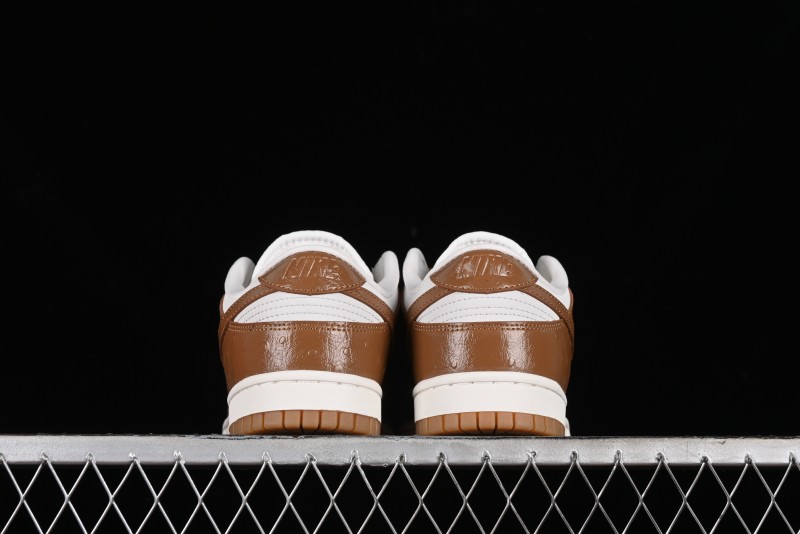 Nike Dunk Low LX SB Casual Skate Shoes in Brown Ostrich - FJ2260-001