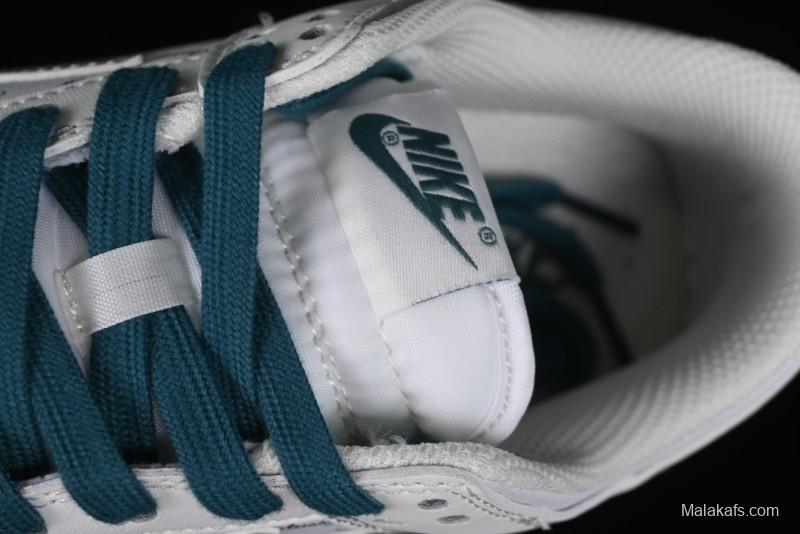 Nike SB Dunk Low Stussy Collaboration - White Grey Green Print Anniversary High-End Custom Low-Top Casual Skate Shoes - XX2025-808