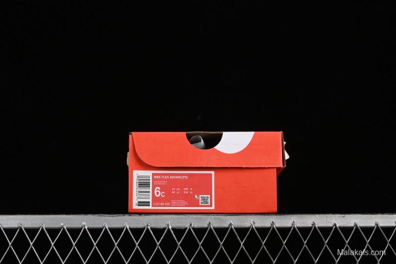 Nike Flex Advance Hook and Loop Breathable Soft Lightweight Kids Shoes - CZ0186-500