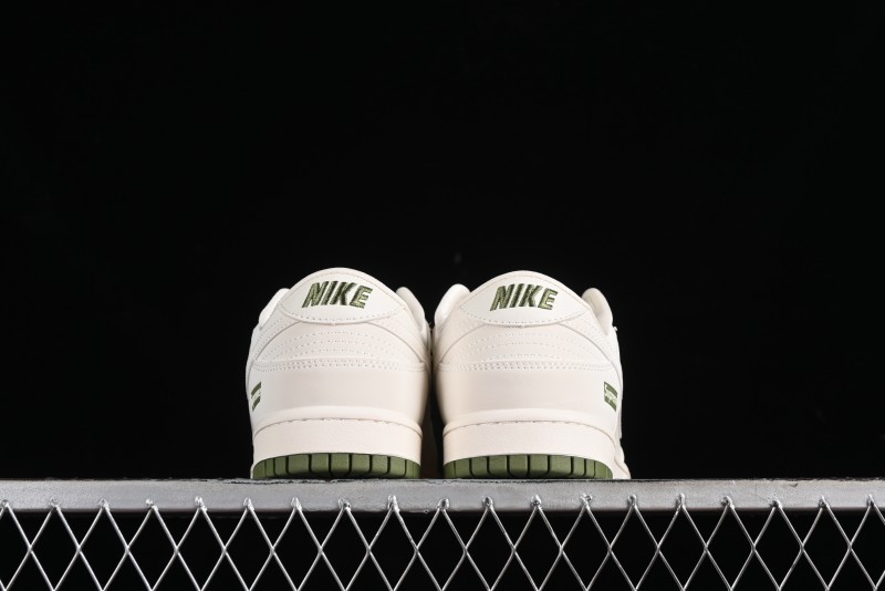 Nike SB Dunk Low Supreme Collaboration - Classic Beige Green Anniversary High-End Custom Low-Top Casual Skate Shoes - XX8888-002