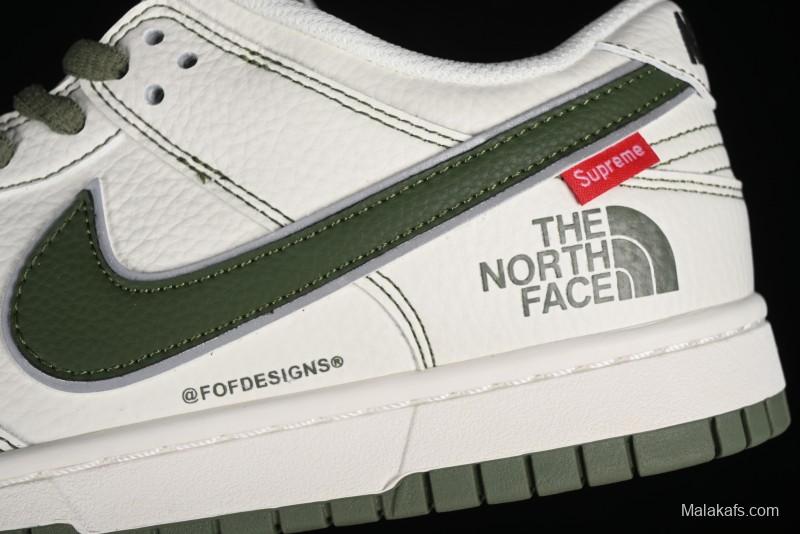 Nike SB Dunk Low Supreme x The North Face Casual Skateboarding Shoes - BM0234-505