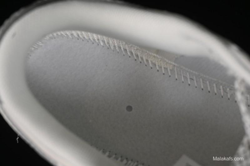 Nike SB Dunk Low Stussy Collaboration - White Grey Double Swoosh Anniversary High-End Custom Low-Top Casual Sneakers - XX2025-206