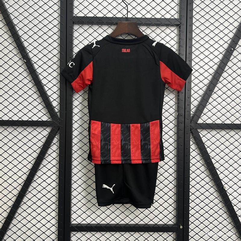 25/26 Kids AC Milan Home Size 16-28 Jersey