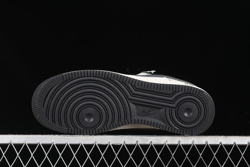 Nike Air Force 1 '07 Low Supreme Collaboration - Beige Grey Pigskin Low-Top Casual Sneakers - XZ6188-018