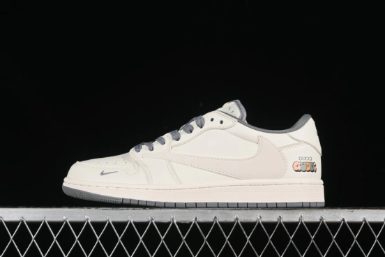 Nike Travis Scott x Fragment Design x Air Jordan 1 Low OG SP AJ1 Low Top Casual Sneakers - DM6688-607