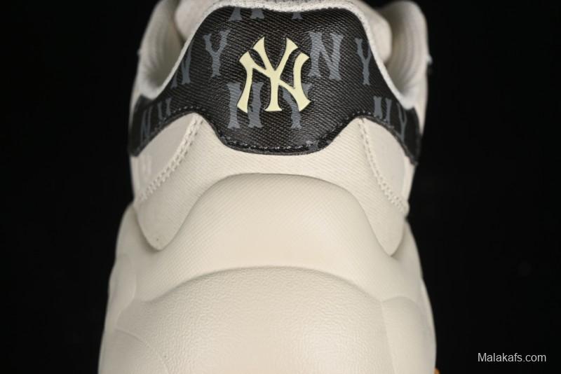 New York Yankees MLB Bigball Chunky Embo Monogram Thick Sole Sandals - 3ASHBEM4N50IVS