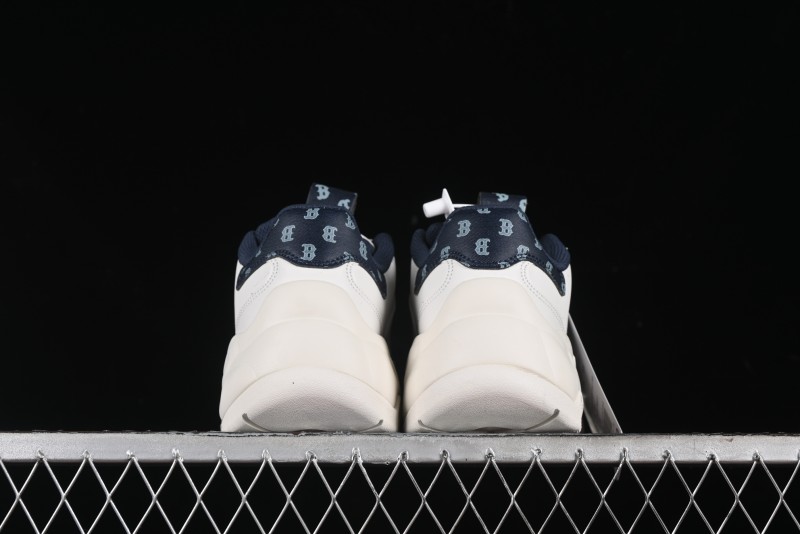 New York Yankees MLB Bigball Chunky Denim Monogram Platform Sneakers - 3ASHBDM4N43NYS