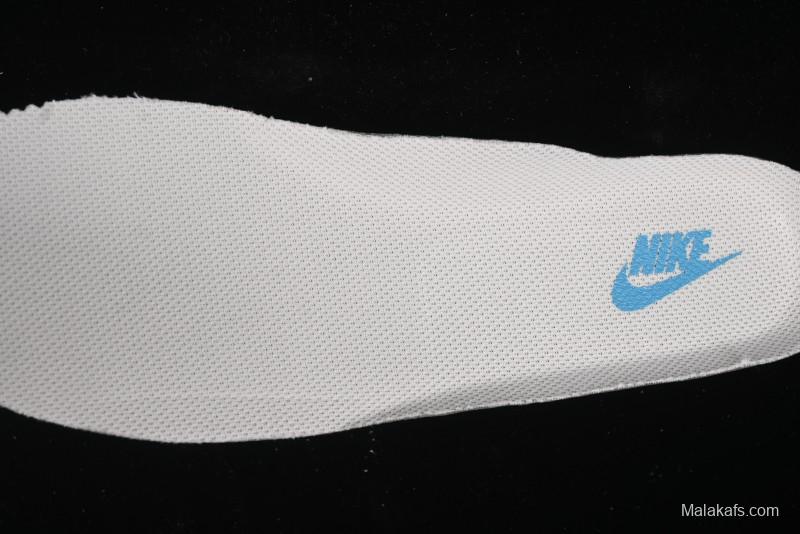 Nike Air Force 1 '07 Low Stussy Collaboration - Off White Elegant Blue Low-Top Casual Sneakers - XZ3328-002