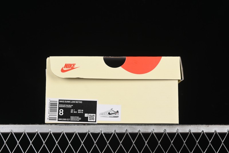 Nike SB Dunk Low Stussy Series - Battle Grey Black Hook Anniversary High-End Custom Low-Top Casual Skate Shoes - MM1089-027