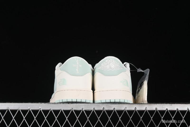 Nike Travis Scott x Fragment Design x Air Jordan 1 Low OG SP AJ1 Supreme North Face Collaboration - XZ5158-001