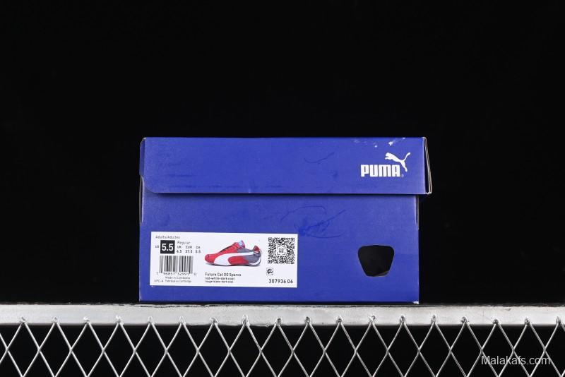 Puma Sparco Future Round Toe Lace-Up Leather Fabric Low-Top Lifestyle Casual Shoes - 307936-06