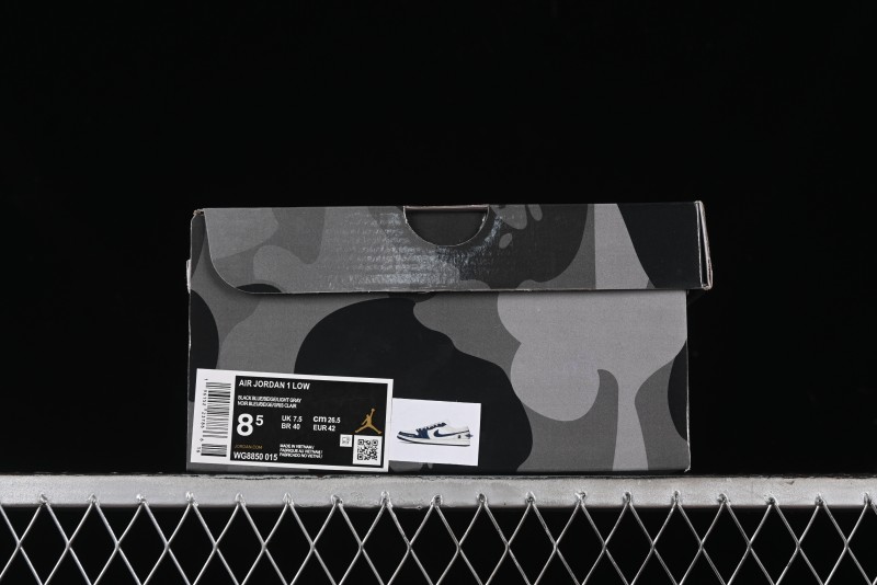 Nike Air Jordan 1 Low BAPE Collaboration Retro Basketball Shoes - WG8850-015