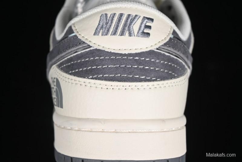 Nike SB Dunk Low The North Face Collaboration - Anniversary High-End Customized Low-Top Casual Skate Shoes - DQ1098-513
