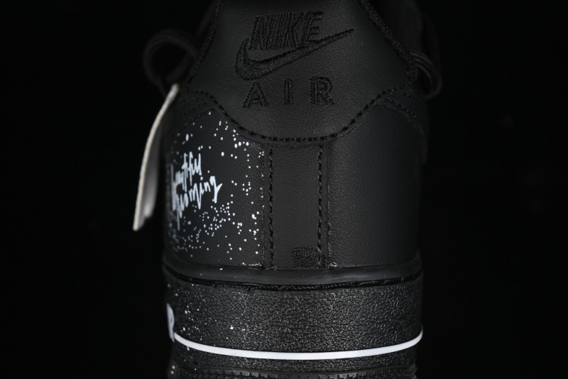 Nike Air Force 1 '07 Low Retro Street Spray White Peach Bubble Casual Sneakers - ZH0316-038