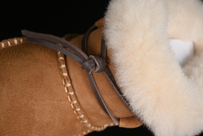 UGG Classic Mini Alpine Genuine Leather Warm and Versatile Snow Boots - 1158251