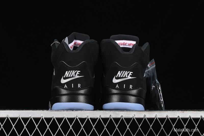 Nike Air Jordan 5 Retro Black Metallic Reimagined Basketball Shoes - HF3975-001