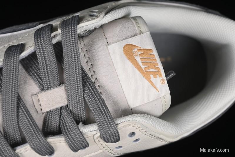 Nike SB Dunk Low Stussy Collaboration - Off White Grey Pig Anniversary Custom Low-Top Casual Skate Shoes - XX2025-888