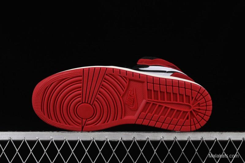 Nike Air Jordan 1 High OG Retro Basketball Shoes with Black Toe Design - DZ5485-106