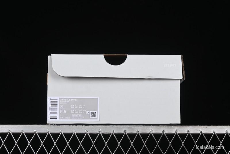 Nike Air Force 1 '07 Low LV Custom All Black Casual Sneakers - 315122-101