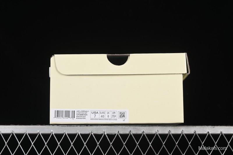 Nike Travis Scott x Fragment Design x Air Jordan 1 Low OG SP AJ1 Retro Casual Sneakers - CF3688-025