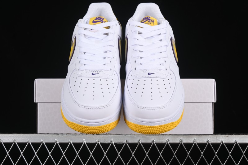 Nike Air Force 1 '07 Low Kobe Full-Grain Leather Casual Sneakers with Full-Length Air Cushion - FZ1151-100