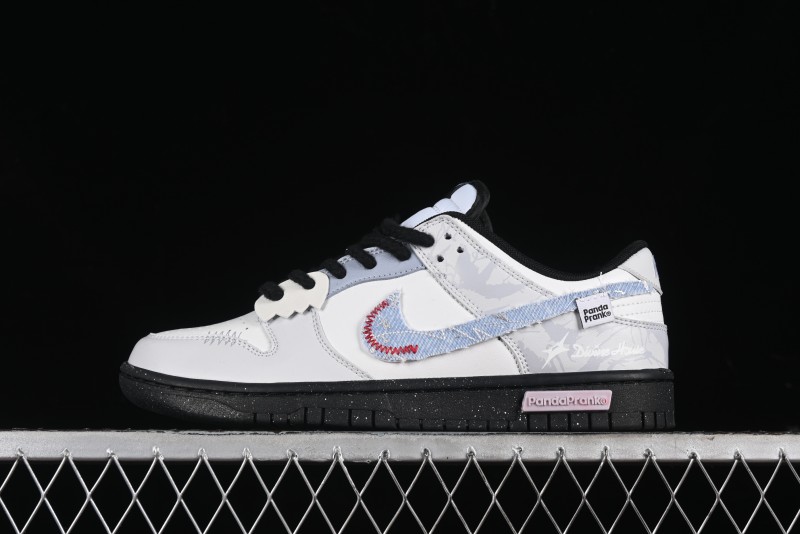 Nike Dunk Low Panda Prank Qixi Special Edition Low-Top Casual Sneakers - DD1391-100