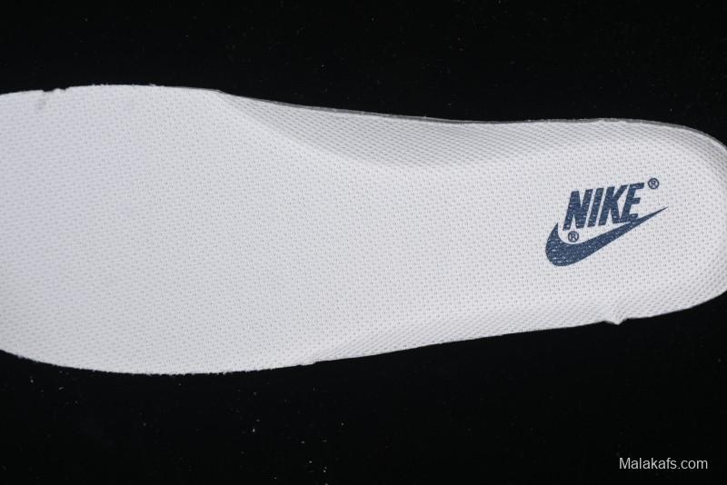 Nike Air Force 1 '07 Low Burberry Collaboration - Off White Navy Blue Patchwork Low Top Casual Sneakers BB8588-222