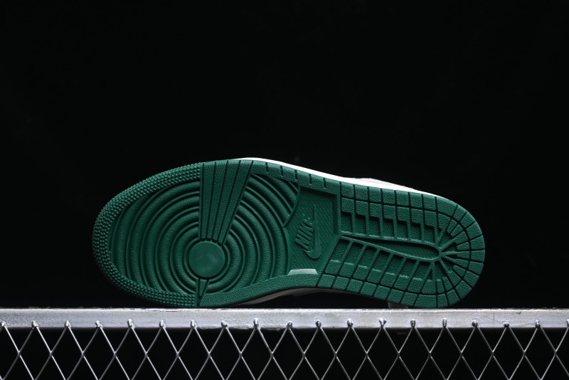 Nike Air Jordan 1 Low AJ1 Bape Collaboration - Full Pig Eight Green Grey Retro Basketball Shoes - DM9188-009
