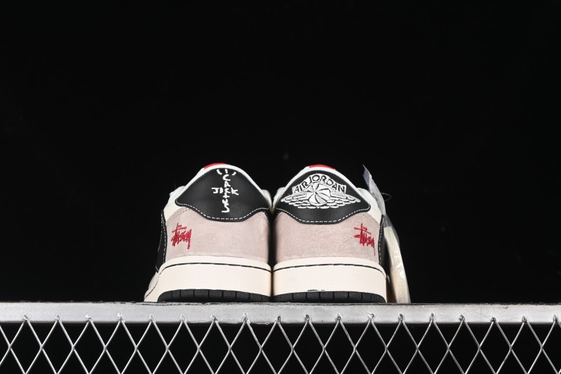 Nike Travis Scott x Fragment Design x Air Jordan 1 Low OG SP AJ1 Retro Sneakers - SJ2068-131