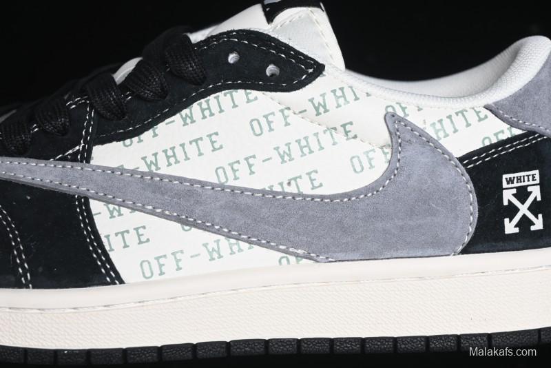 Nike Travis Scott x Fragment Design x Air Jordan 1 Low OG SP Sneakers - SJ2068-108