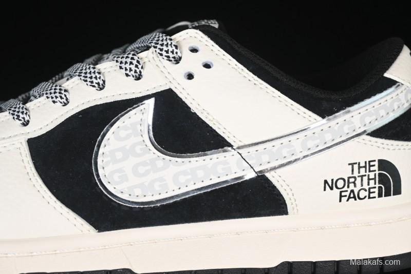 Nike SB Dunk Low The North Face x CDG Anniversary Customized Low-Top Casual Skate Shoes - BB7518-006