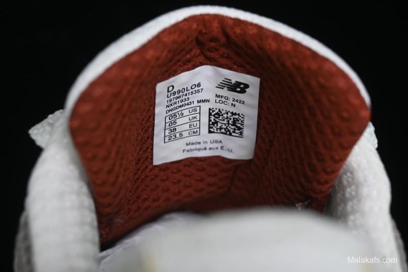 New Balance Made in USA M990 Series High-End Heritage Classic Retro Casual Running Shoes - U990LO6