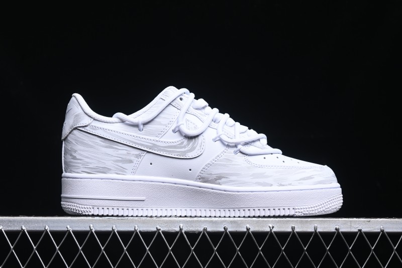 Nike Air Force 1 '07 Low Lace-Up Casual Sneakers with Full-Length Air Cushion - ZH0316-049