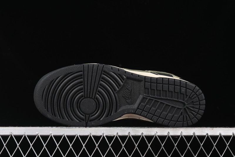 Nike SB Dunk Low Bape Collaboration - Patchwork Camouflage Anniversary Custom Low-Top Casual Sneakers - CH6336-229