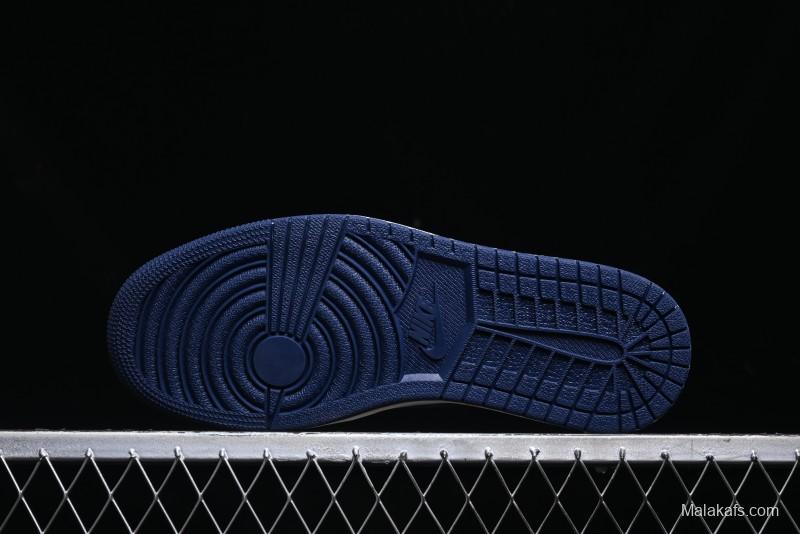 Nike Air Jordan 1 Low OG "Howard University" Casual Sneakers - HQ2993-100