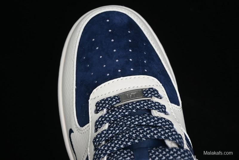 Nike Air Force 1 '07 Low Stussy Collaboration - White Black Sneakers - XZ6188-728