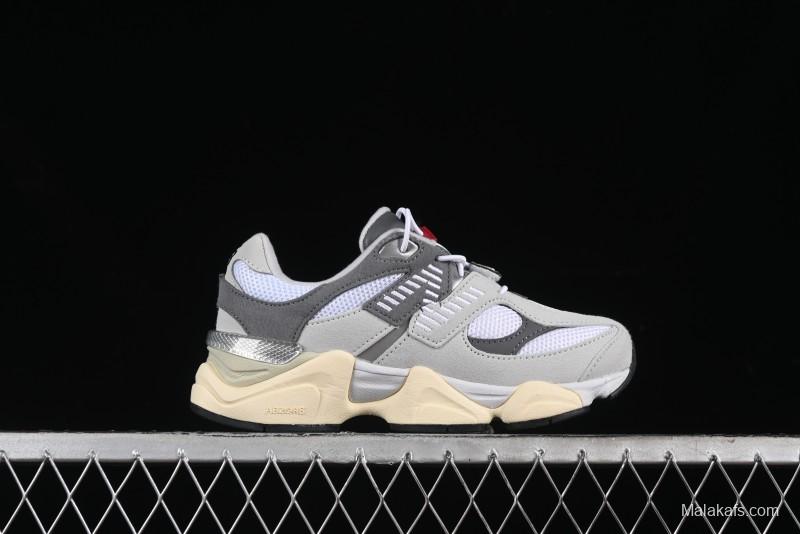 New Balance 9060 Series Hook and Loop Kids Sneakers - PV9060GRY