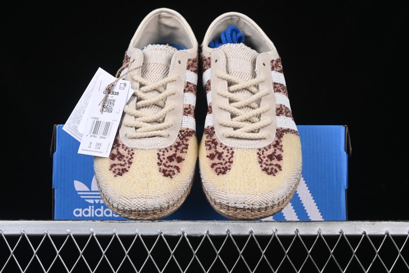 Adidas Clot x Originals Gazelle Indoor Retro Casual Slip-Resistant Wear-Resistant Low-Top Sneakers - IH3642