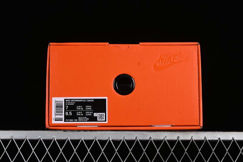 Nike Sacai VaporWaffle 3.0 Deconstructed Sneakers with Overlapping Swoosh and Double Tongue - CV1363-105