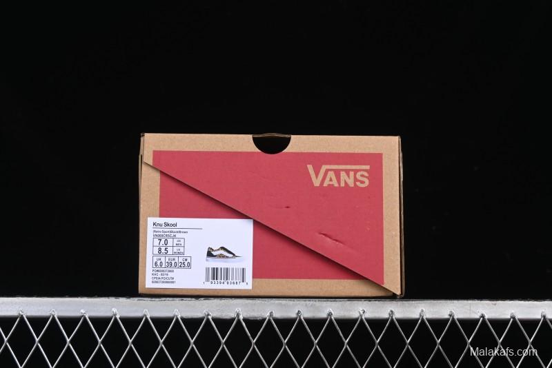 Vans Knu Skool Low Top Casual Sneakers in Leopard Print - VN000CR5CJK