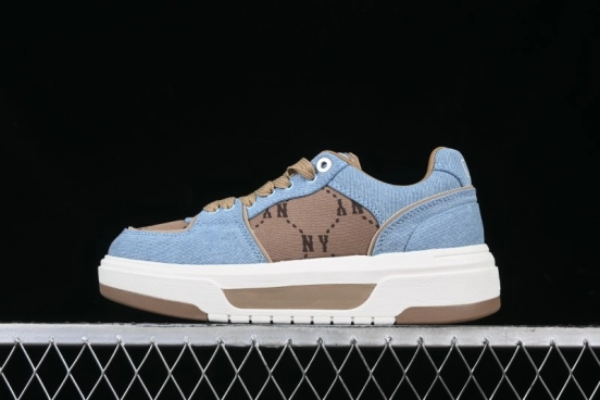 New York Yankees MLB Chunky Liner Dia Monogram Thick Sole Casual Running Shoes - 3ASXCLJ4N50BLS
