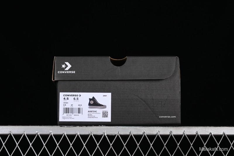 Converse All Star Lift Platform Sneakers with Daisy Stitch Detail - A08731C