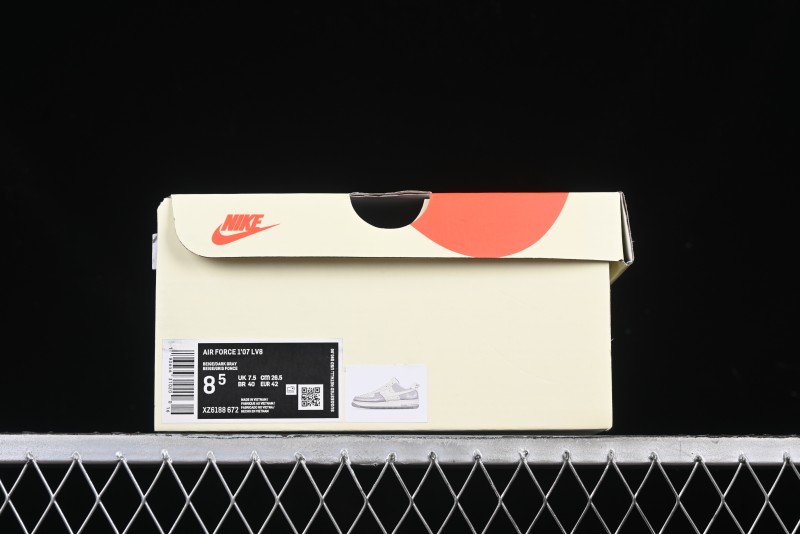 Nike Air Force 1 '07 Low Stussy Minimalist Grey Low-Top Casual Sneakers - XZ6188-672